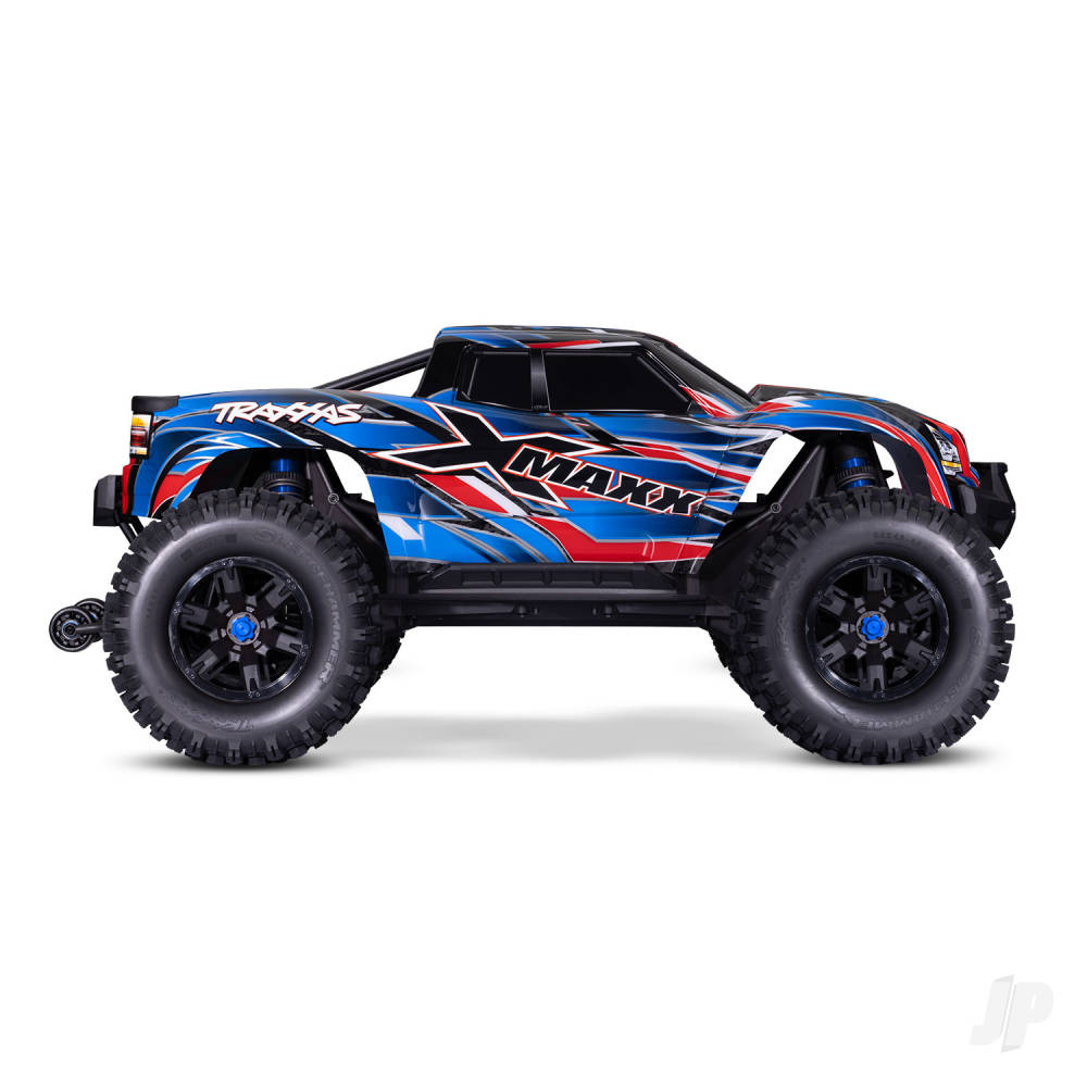 Traxxas X-Maxx Belted 1:6 8S 4WD Electric Monster Truck, Blue TRX77096-4-BLUE