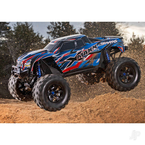 Traxxas X-Maxx Belted 1:6 8S 4WD Electric Monster Truck, Blue TRX77096-4-BLUE