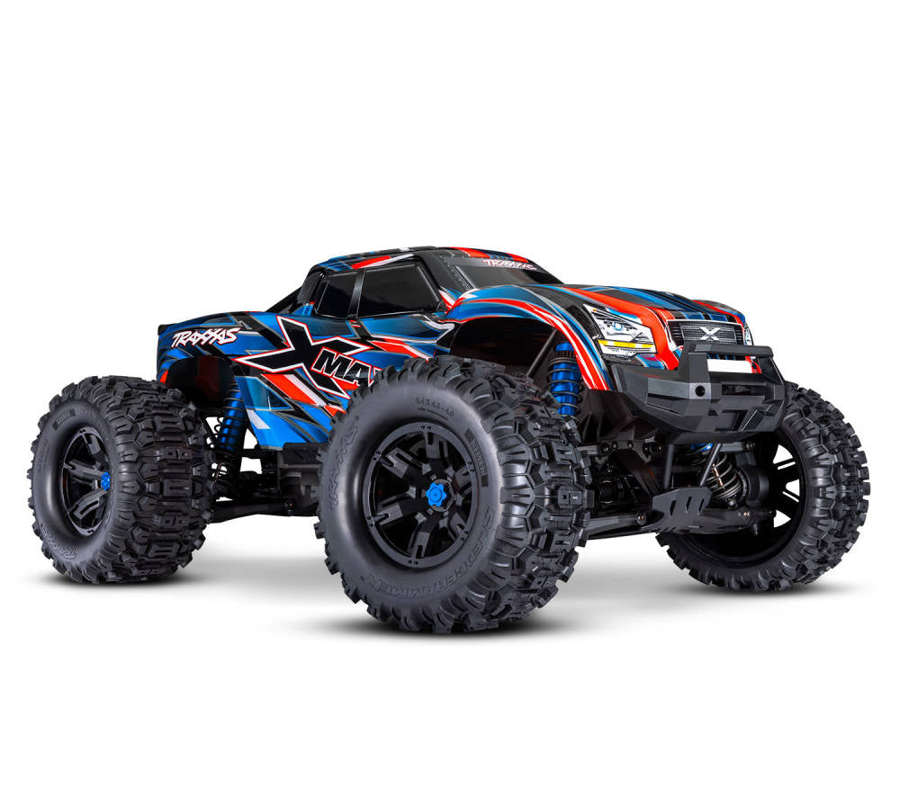 Traxxas X-Maxx Belted 1:6 8S 4WD Electric Monster Truck, Blue TRX77096-4-BLUE
