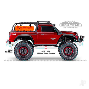 Traxxas TRX-4 Sport High Trail Edition 1:10 4WD Crawler, Red - TRX82044-4-RED