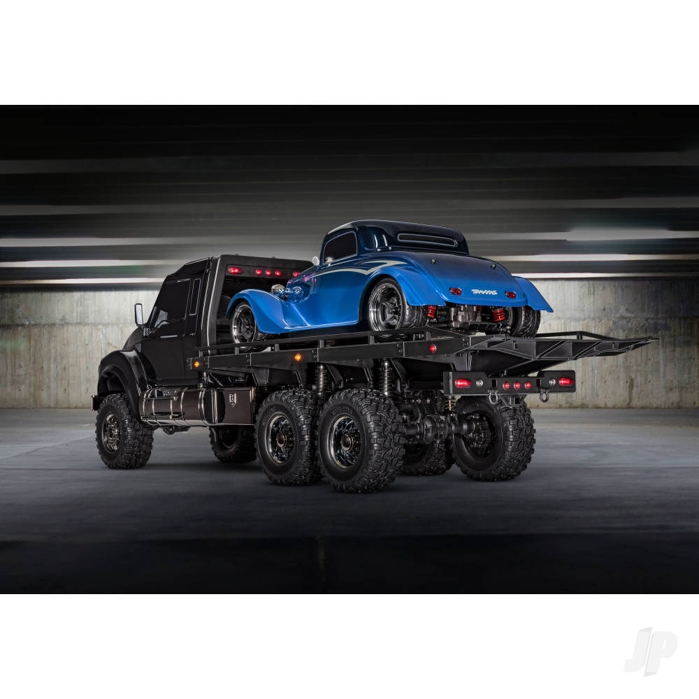 Traxxas Black TRX-6 Ultimate RC Hauler 1:10 6X6 Electric Flatbed Truck wit - TRX88086-84-BLK