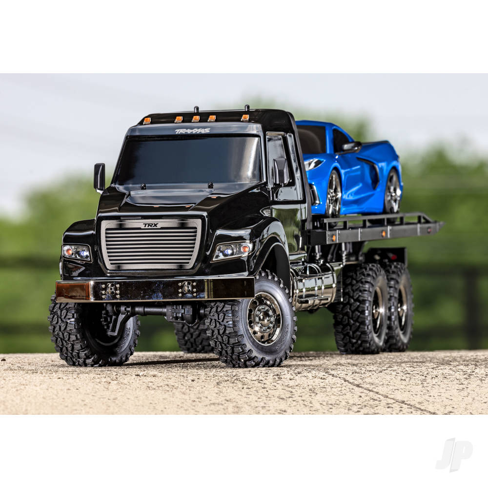 Traxxas Black TRX-6 Ultimate RC Hauler 1:10 6X6 Electric Flatbed Truck wit - TRX88086-84-BLK