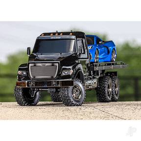 Traxxas Black TRX-6 Ultimate RC Hauler 1:10 6X6 Electric Flatbed Truck wit - TRX88086-84-BLK