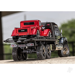 Traxxas Black TRX-6 Ultimate RC Hauler 1:10 6X6 Electric Flatbed Truck wit - TRX88086-84-BLK
