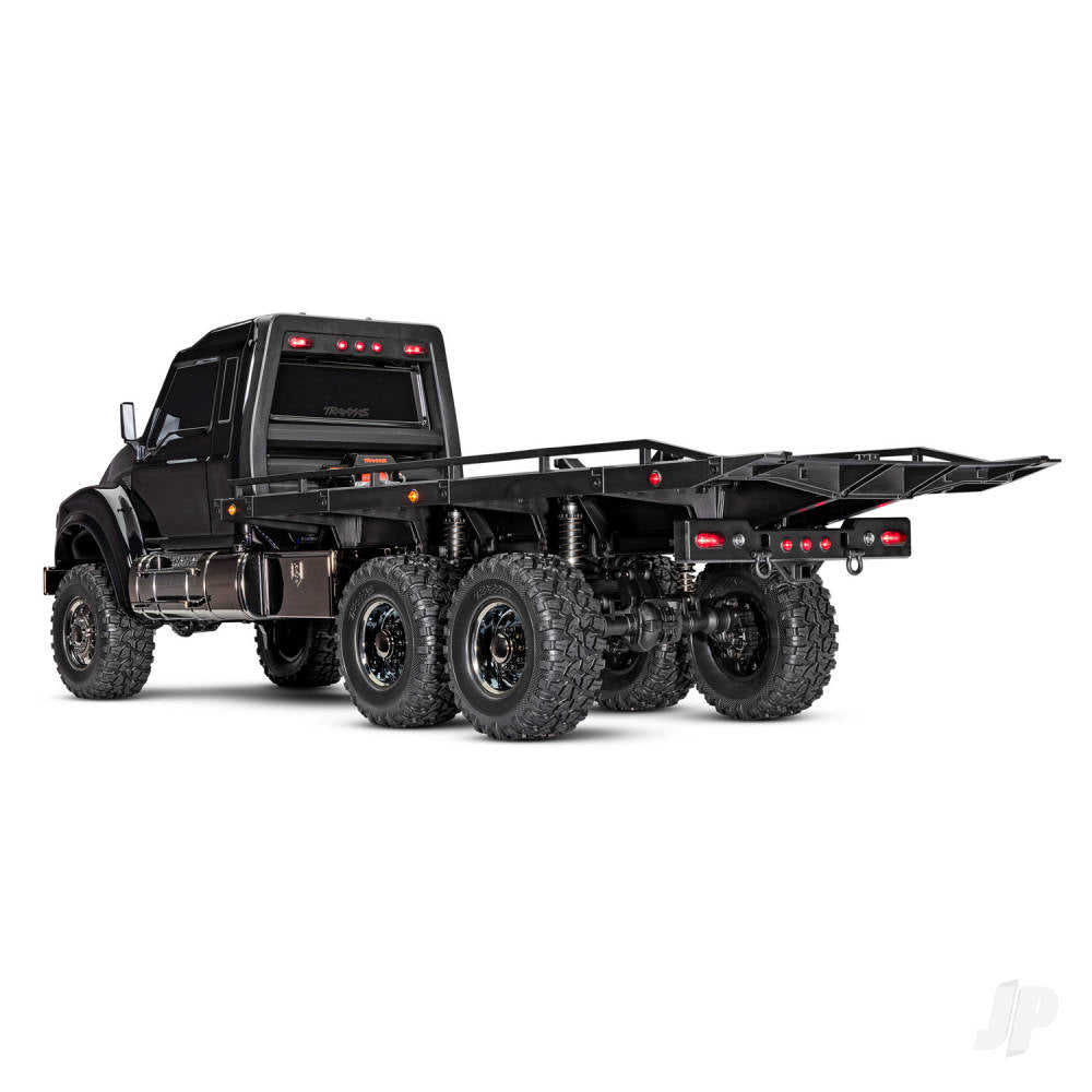 Traxxas Black TRX-6 Ultimate RC Hauler 1:10 6X6 Electric Flatbed Truck wit - TRX88086-84-BLK