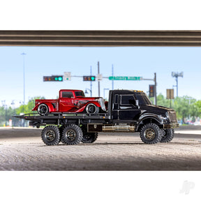 Traxxas Black TRX-6 Ultimate RC Hauler 1:10 6X6 Electric Flatbed Truck wit - TRX88086-84-BLK