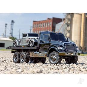 Traxxas Black TRX-6 Ultimate RC Hauler 1:10 6X6 Electric Flatbed Truck wit - TRX88086-84-BLK