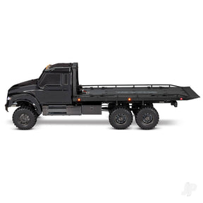 Traxxas Black TRX-6 Ultimate RC Hauler 1:10 6X6 Electric Flatbed Truck wit - TRX88086-84-BLK