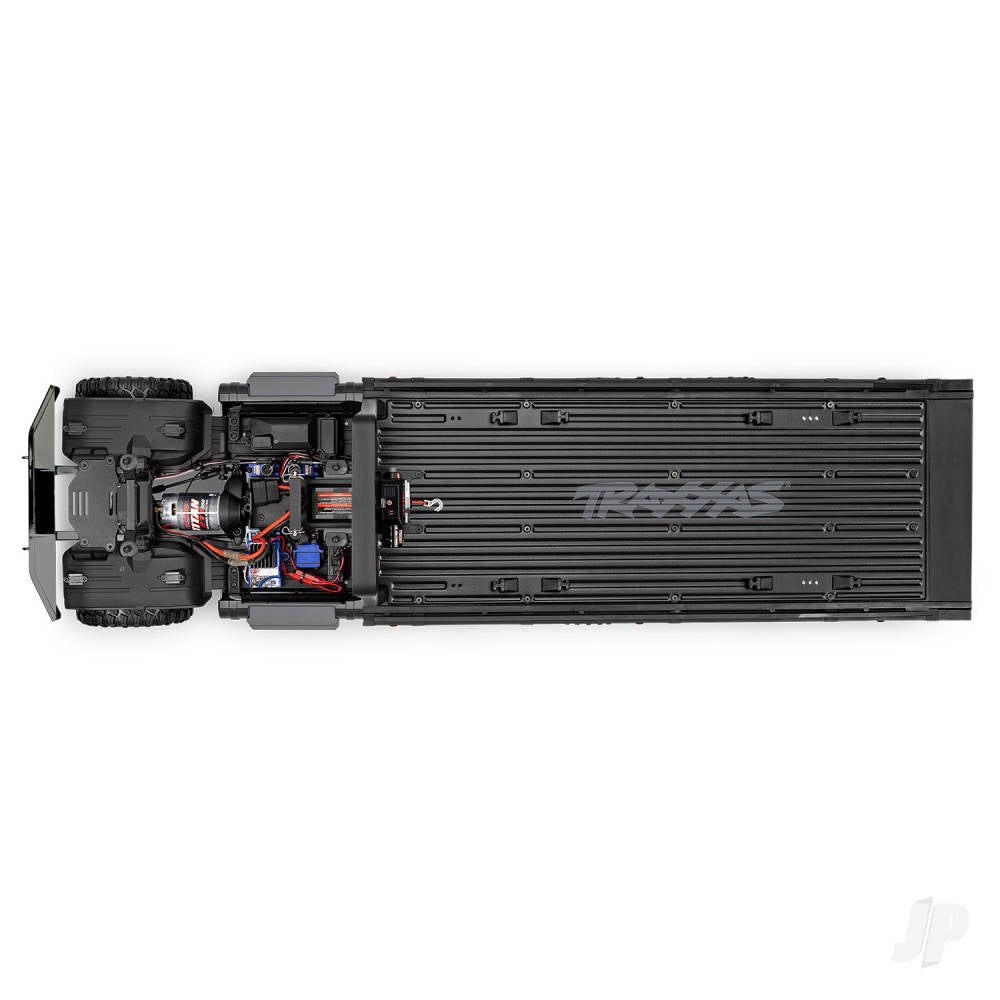 Traxxas Black TRX-6 Ultimate RC Hauler 1:10 6X6 Electric Flatbed Truck wit - TRX88086-84-BLK