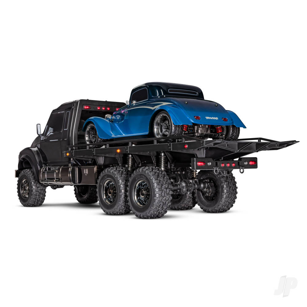 Traxxas Black TRX-6 Ultimate RC Hauler 1:10 6X6 Electric Flatbed Truck wit - TRX88086-84-BLK