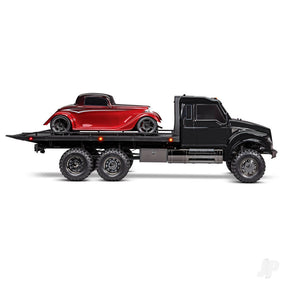 Traxxas Black TRX-6 Ultimate RC Hauler 1:10 6X6 Electric Flatbed Truck wit - TRX88086-84-BLK