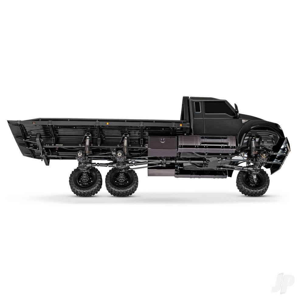 Traxxas Black TRX-6 Ultimate RC Hauler 1:10 6X6 Electric Flatbed Truck wit - TRX88086-84-BLK