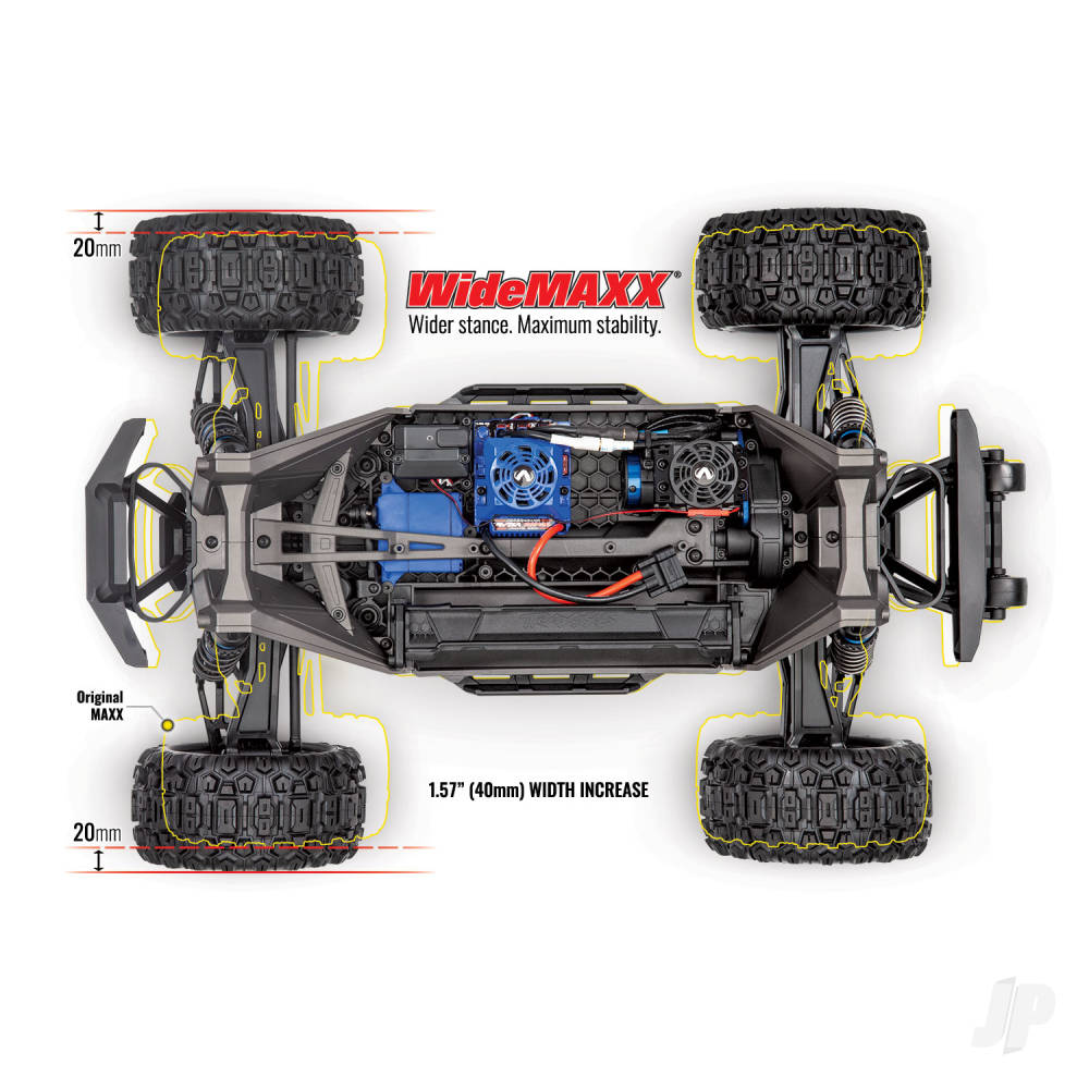 Traxxas Green Maxx 1:10 4X4 Brushless Electric RTR Monster Truck - TRX89086-4-GRN