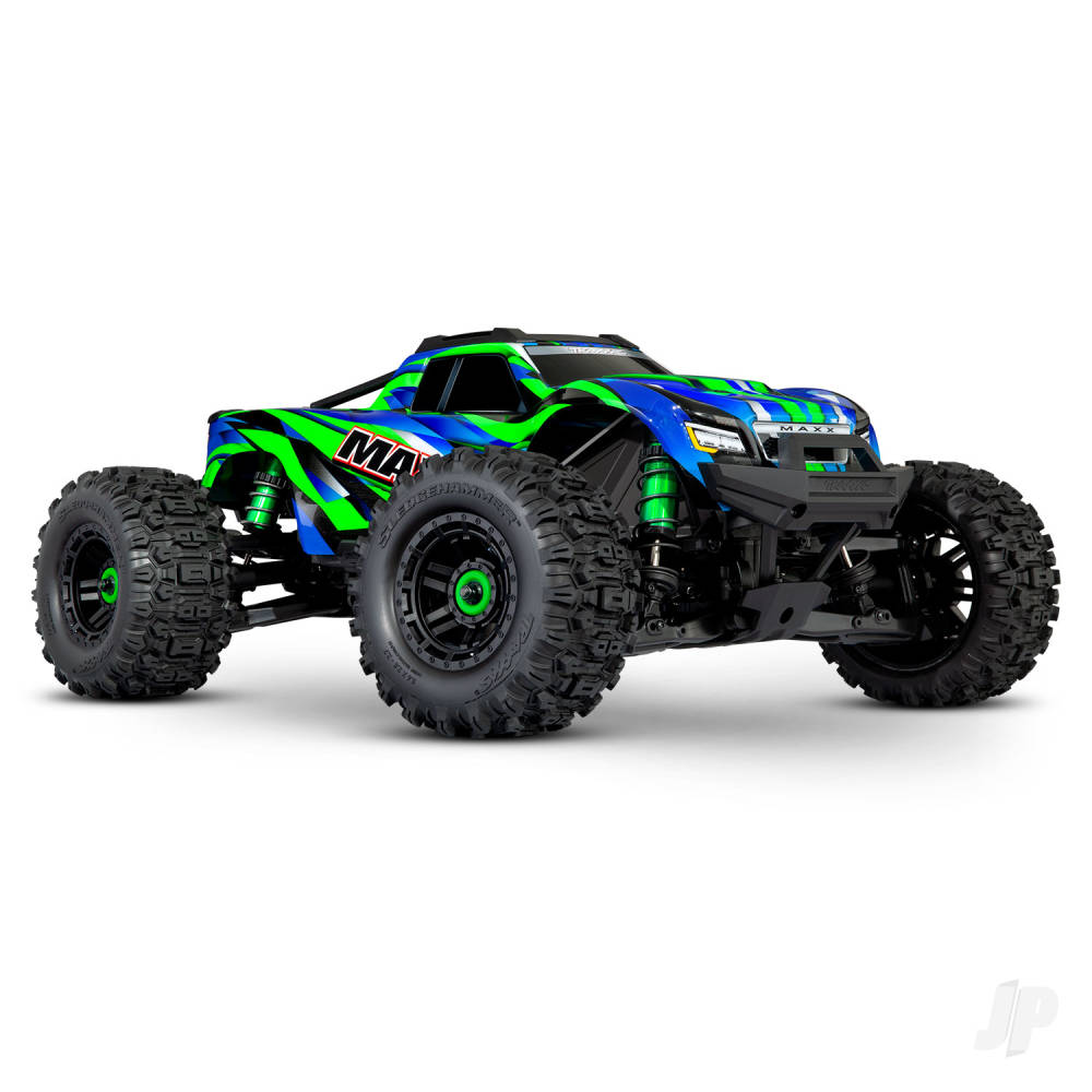 Traxxas Green Maxx 1:10 4X4 Brushless Electric RTR Monster Truck - TRX89086-4-GRN
