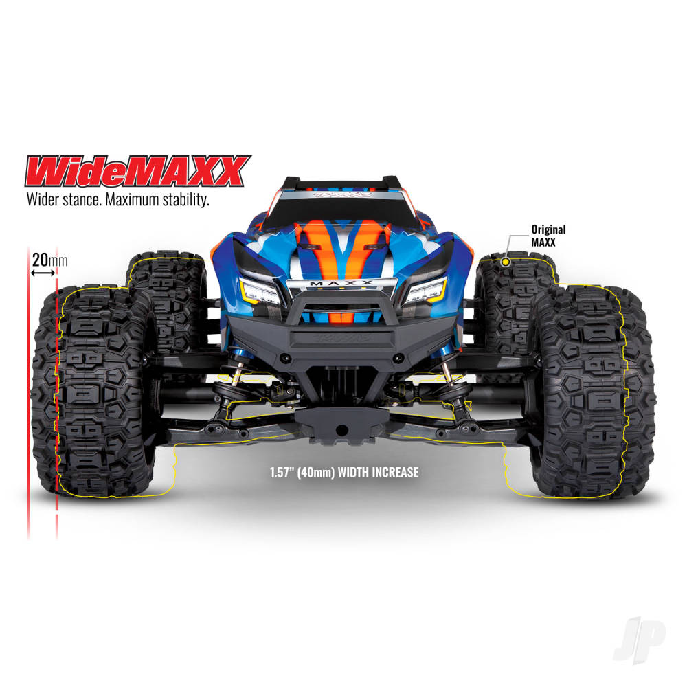 Traxxas WideMaxx 1/10 4X4 Monster Truck  - Rock-N-Roll (TRX89086-4-RNR)