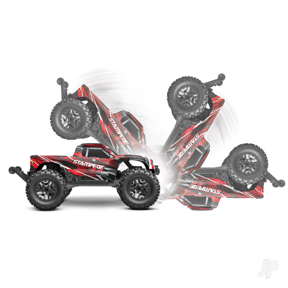 Traxxas Stampede 4X4 HD VXL 1:10 4WD RTR Brushless Electric Short Course T - TRX90376-4-GRN