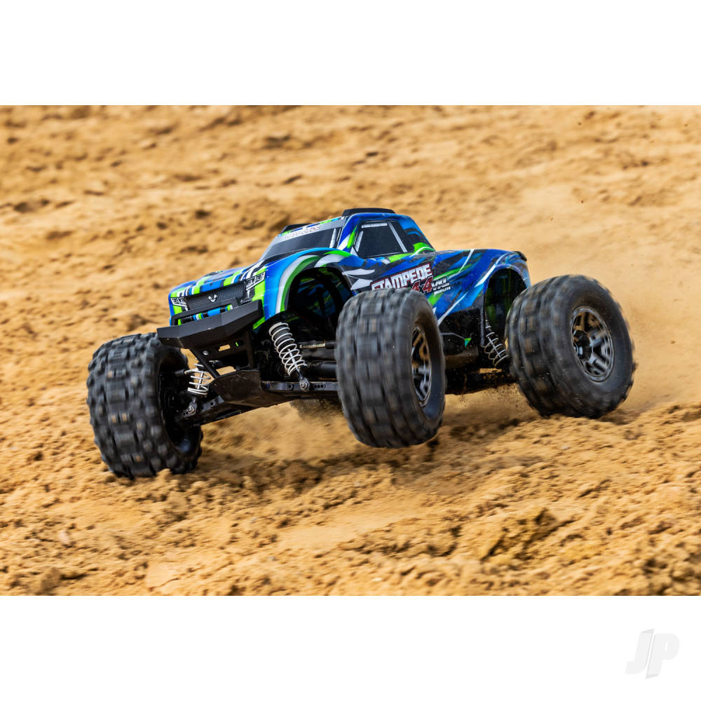 Traxxas Stampede 4X4 HD VXL 1:10 4WD RTR Brushless Electric Short Course T - TRX90376-4-GRN