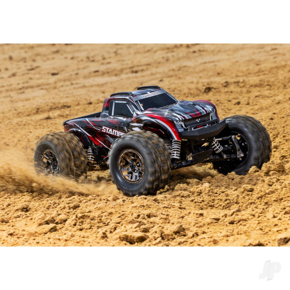 Traxxas Stampede 4X4 HD VXL 1:10 4WD RTR Brushless Electric Short Course T - TRX90376-4-RED