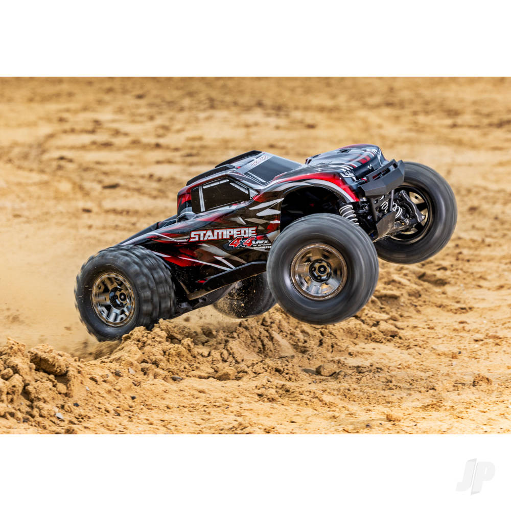 Traxxas Stampede 4X4 HD VXL 1:10 4WD RTR Brushless Electric Short Course T - TRX90376-4-RED