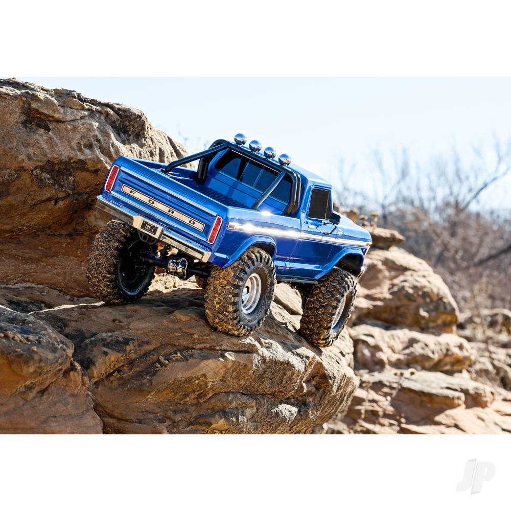Traxxas 1/10 Trx4 Ford F-150 Ranger Xlt High Trail Edition Trail Crawler Blue Trx92046-4-Blue