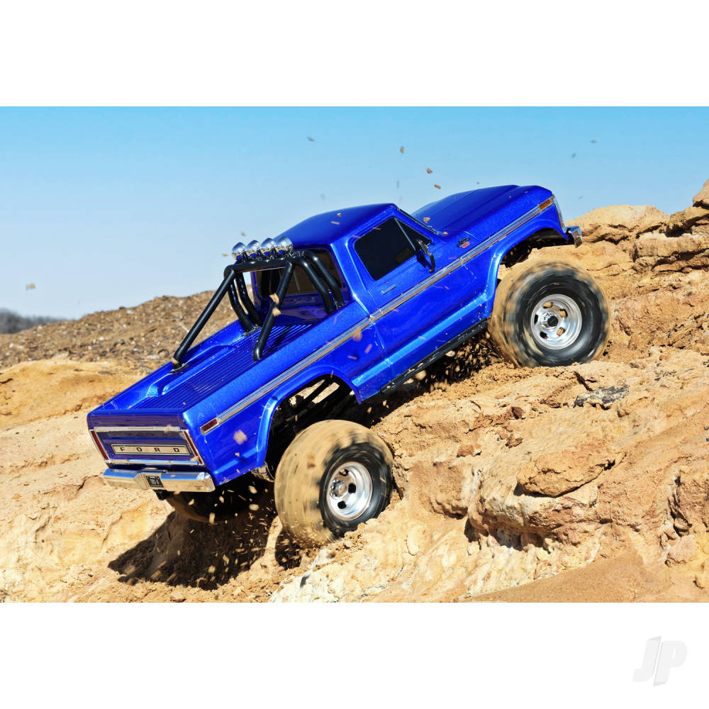 Traxxas 1/10 Trx4 Ford F-150 Ranger Xlt High Trail Edition Trail Crawler Blue Trx92046-4-Blue