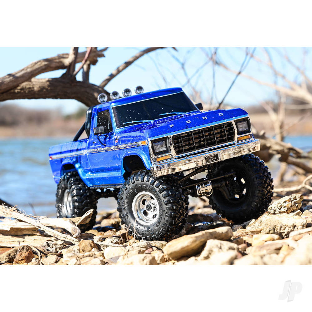 Traxxas 1/10 Trx4 Ford F-150 Ranger Xlt High Trail Edition Trail Crawler Blue Trx92046-4-Blue