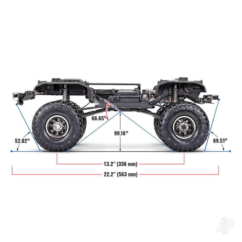 Traxxas TRX-4 1979 Chevrolet K10 Truck 1:10 4WD Electric Trail Crawler, Me - TRX92056-4-BLUE