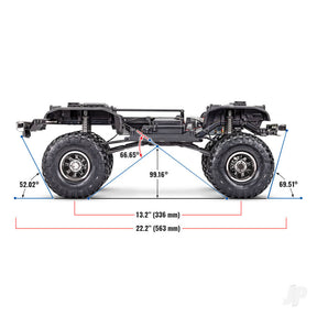 Traxxas TRX-4 1979 Chevrolet K10 Truck 1:10 4WD Electric Trail Crawler, Me - TRX92056-4-BLUE