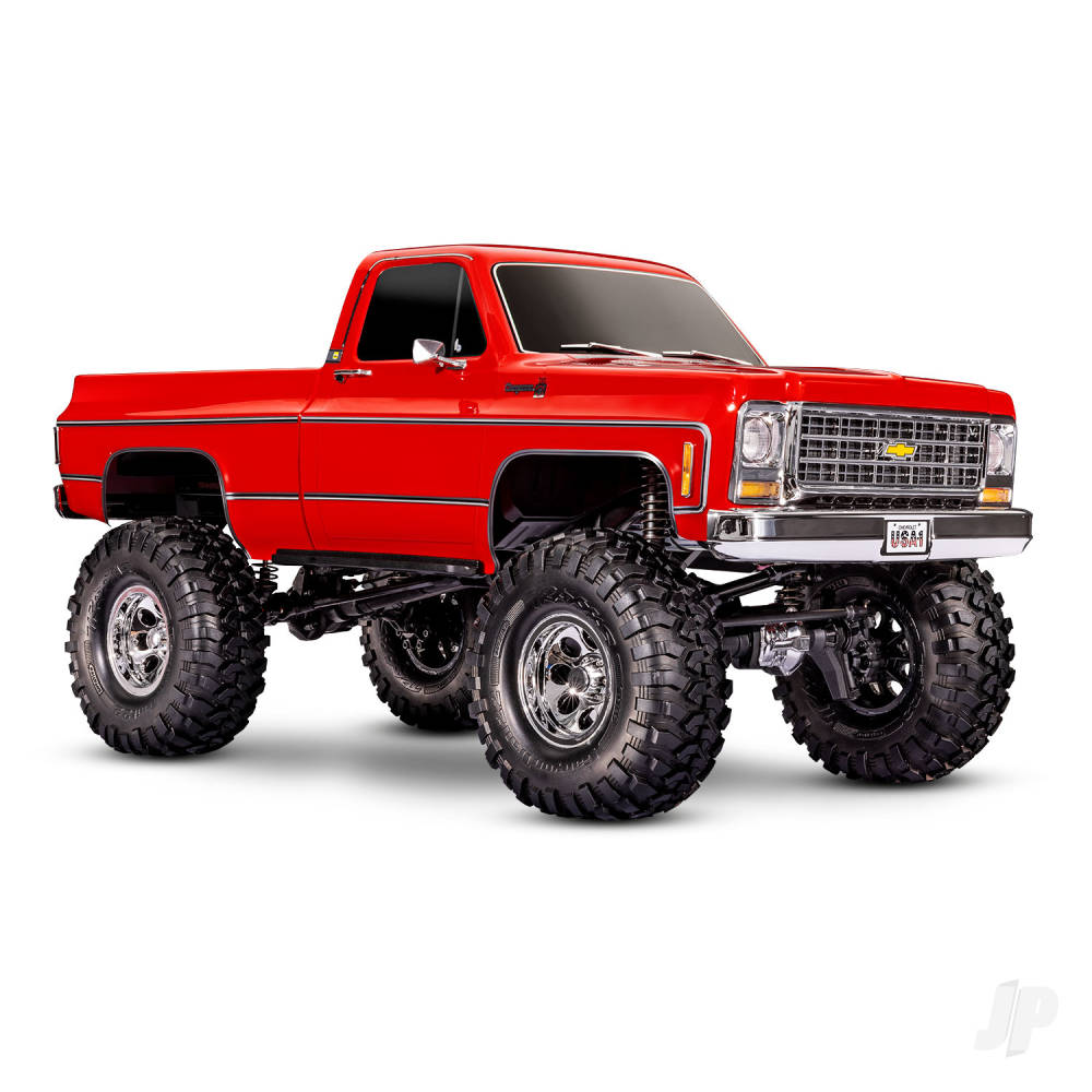 Traxxas TRX-4 1979 Chevrolet K10 Truck 1:10 4WD Electric Trail Crawler,Red - TRX92056-4-RED