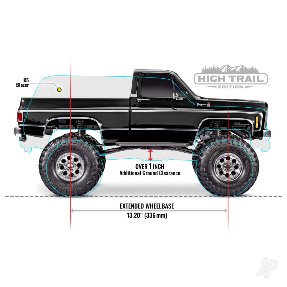 Traxxas TRX-4 1979 Chevrolet K10 Truck 1:10 4WD Electric Trail Crawler, Me - TRX92056-4-SLVR