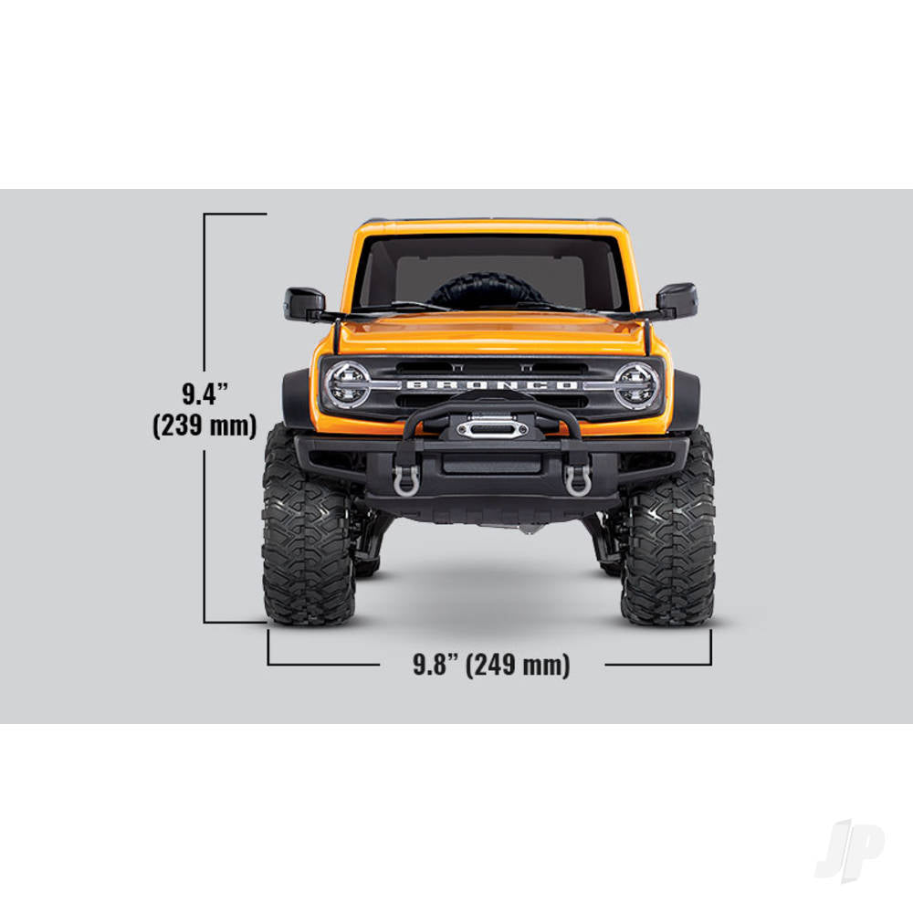 Traxxas Cyber Orange TRX-4 2021 Ford Bronco 1:10 4X4 Electric Scale & Trai - TRX92076-4-ORNG