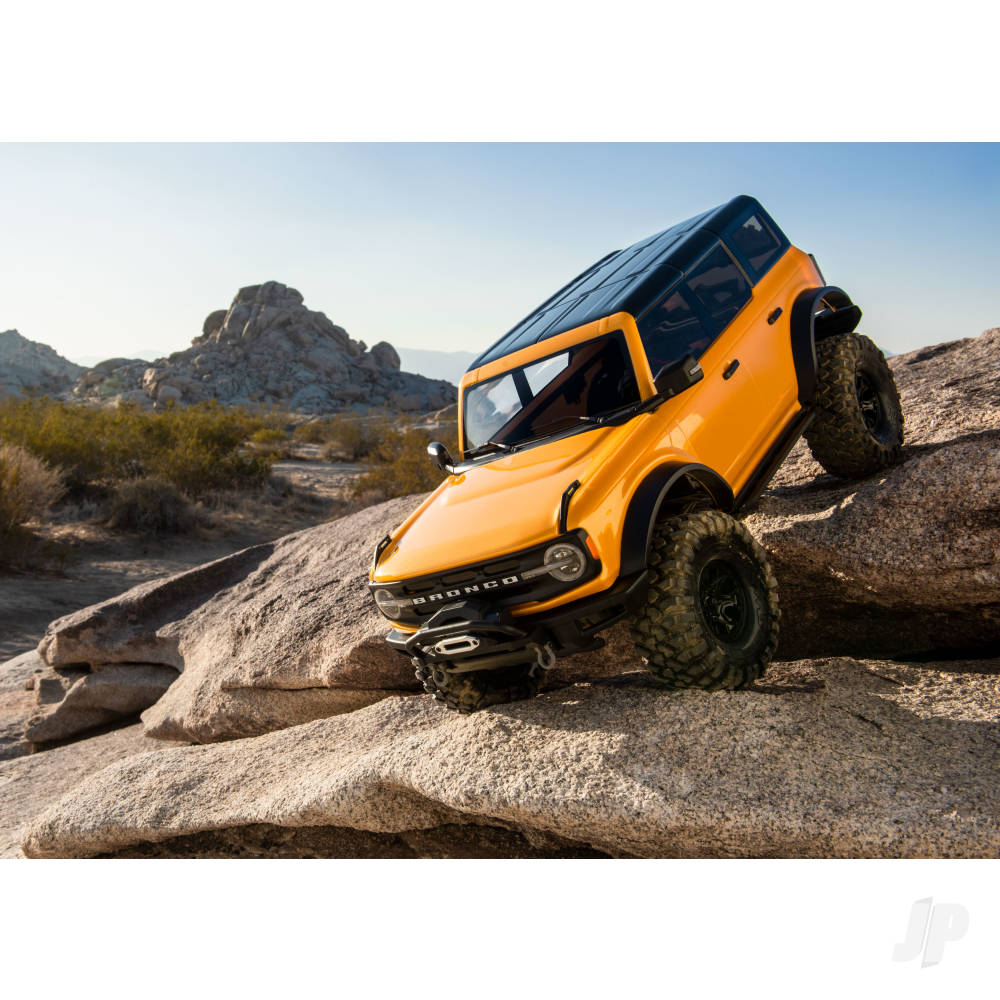 Traxxas Cyber Orange TRX-4 2021 Ford Bronco 1:10 4X4 Electric Scale & Trai - TRX92076-4-ORNG