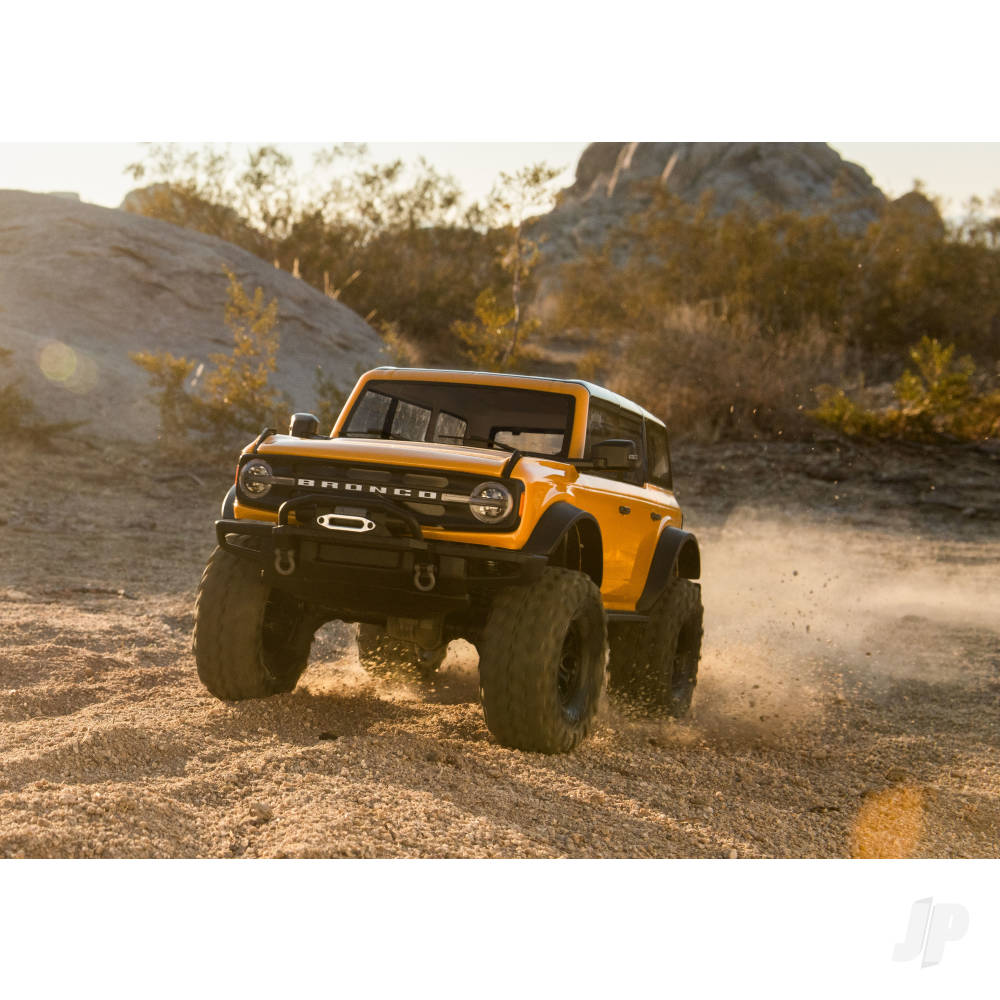 Traxxas Cyber Orange TRX-4 2021 Ford Bronco 1:10 4X4 Electric Scale & Trai - TRX92076-4-ORNG