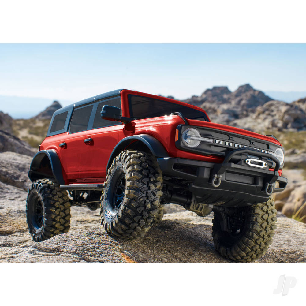Traxxas Rapid Red TRX-4 2021 Ford Bronco 1:10 4X4 Electric Scale & Trail C - TRX92076-4-RED