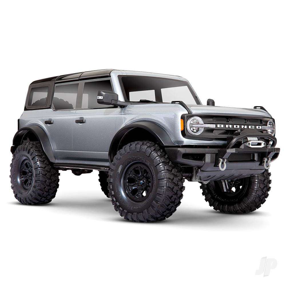 Traxxas Iconic Silver TRX-4 2021 Ford Bronco 1:10 4X4 Electric Scale & Tra - TRX92076-4-SLVR