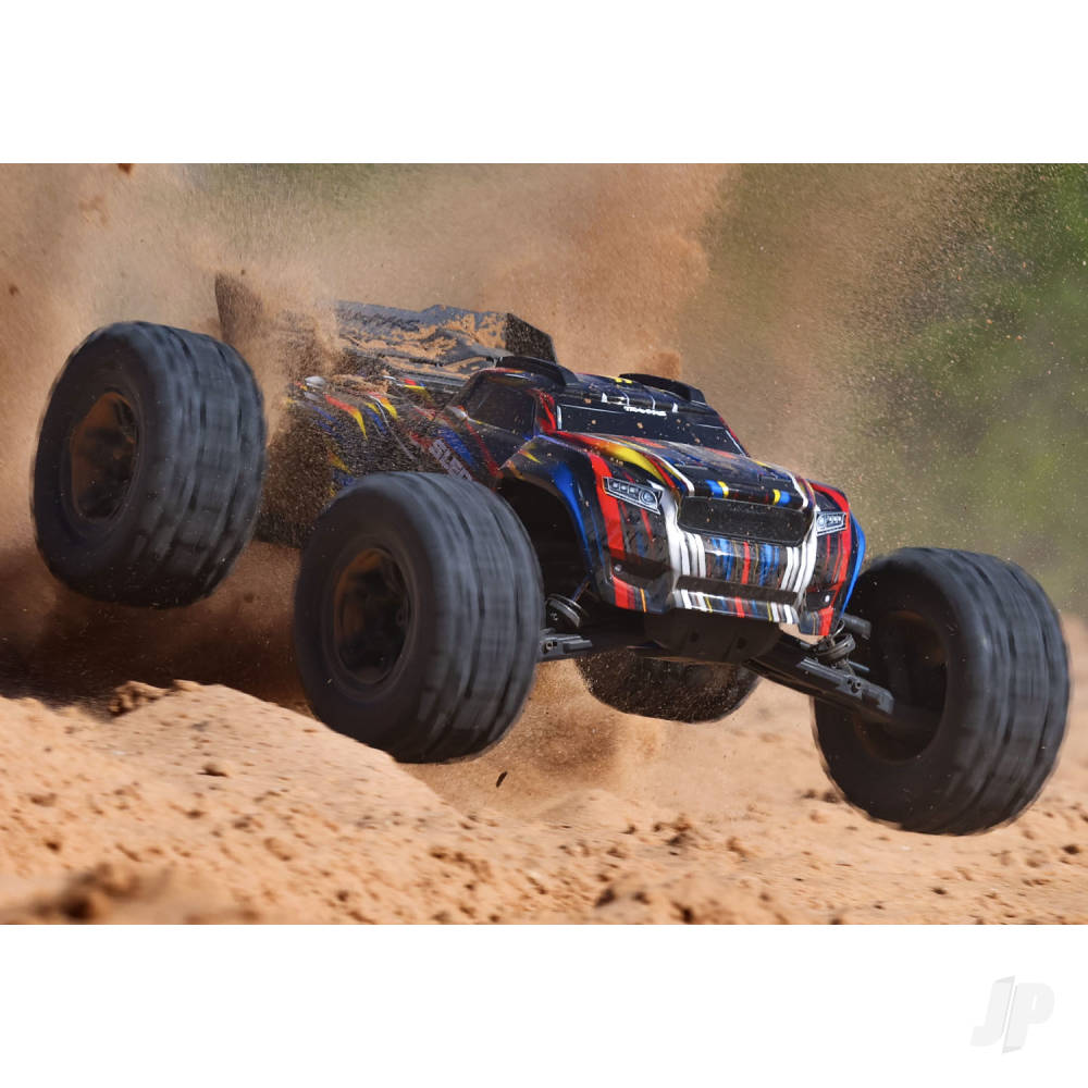 Traxxas Sledge Belted 1:8 4WD Brushless Electric Monster Truck, Blue - TRX95096-4-BLUE