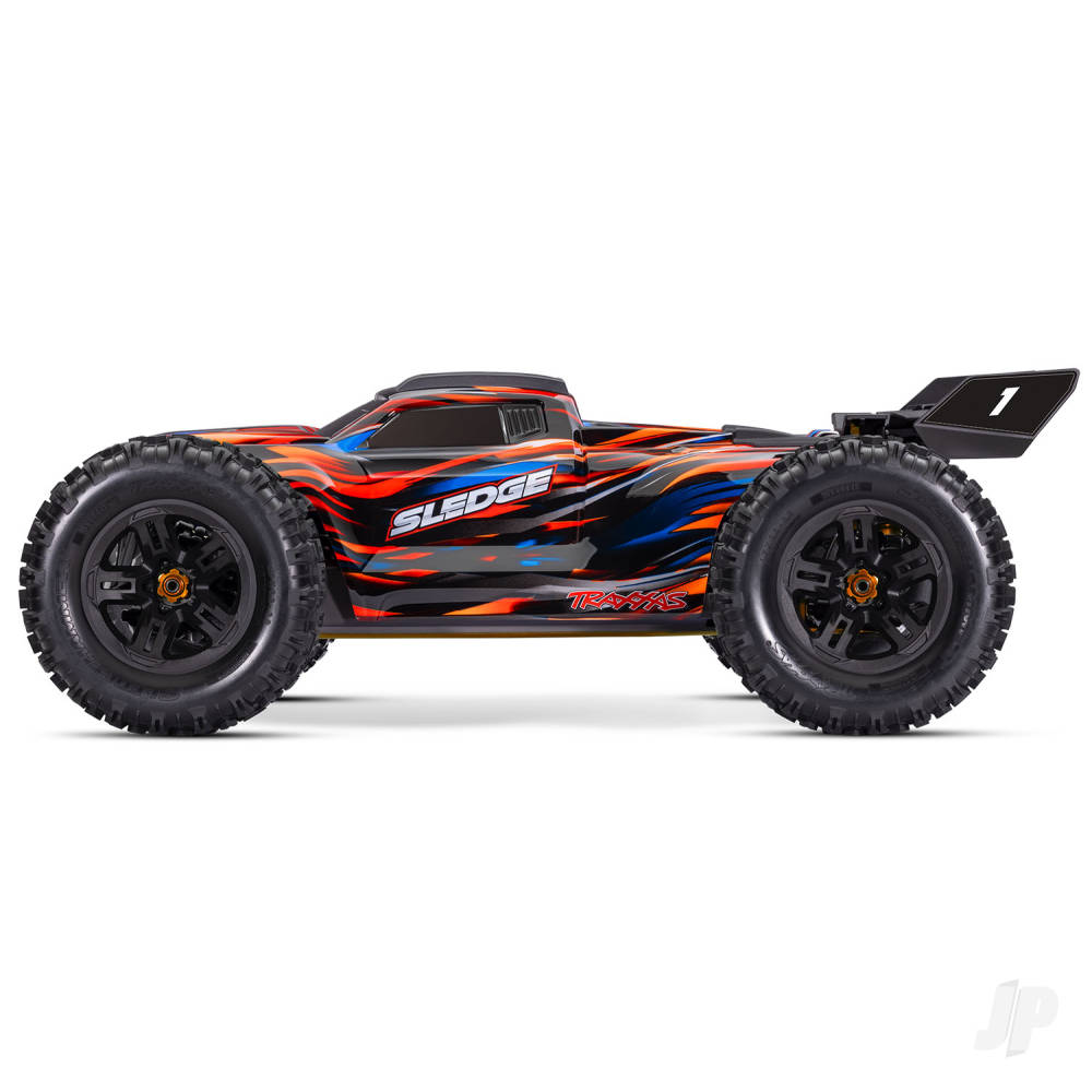 Traxxas Sledge Belted 1:8 4WD Brushless Electric Monster Truck, Orange  - TRX95096-4-ORNG