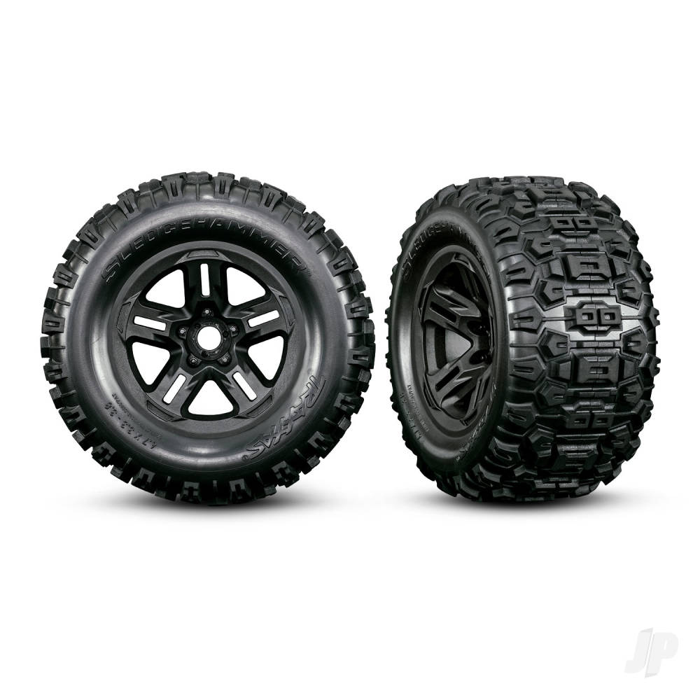 Traxxas Sledge Belted 1:8 4WD Brushless Electric Monster Truck, Red - TRX95096-4-RED
