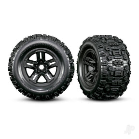 Traxxas Sledge Belted 1:8 4WD Brushless Electric Monster Truck, Red - TRX95096-4-RED