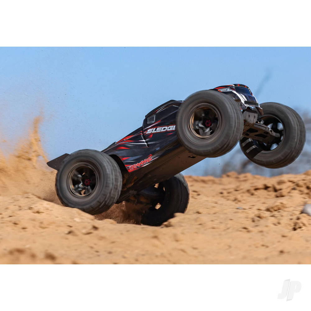 Traxxas Sledge Belted 1:8 4WD Brushless Electric Monster Truck, Red - TRX95096-4-RED