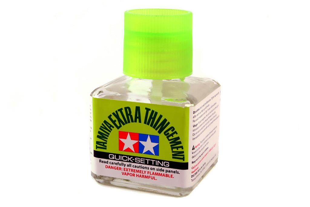 Tamiya Extra Thin Cement 40ml (Quick Setting) - Item #87182