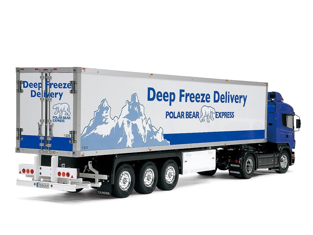 Tamiya RC 3 Axle Refrigeration "Reefer" Trailer - Item #56319