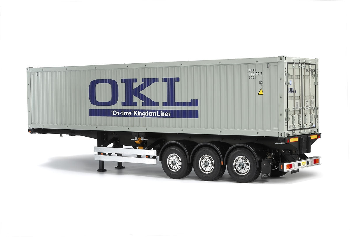 Tamiya RC 40ft Container 3-Axle Semi Trailer - Item #56377