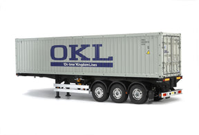 Tamiya RC 40ft Container 3-Axle Semi Trailer - Item #56377