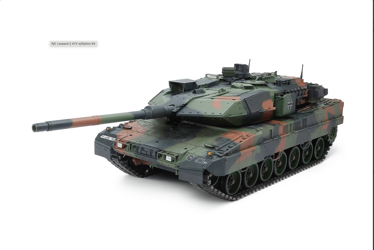 Tamiya RC Leopard 2 A7V Tank w/Option Kit - Item #56047