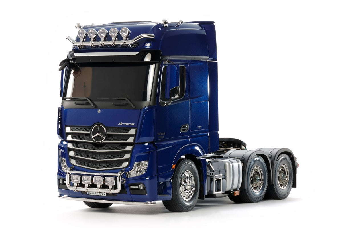 Tamiya RC Mercedes-Benz Actros 3363 6x4 Gigaspace Pearl Blue Ltd Ed - Item #56354
