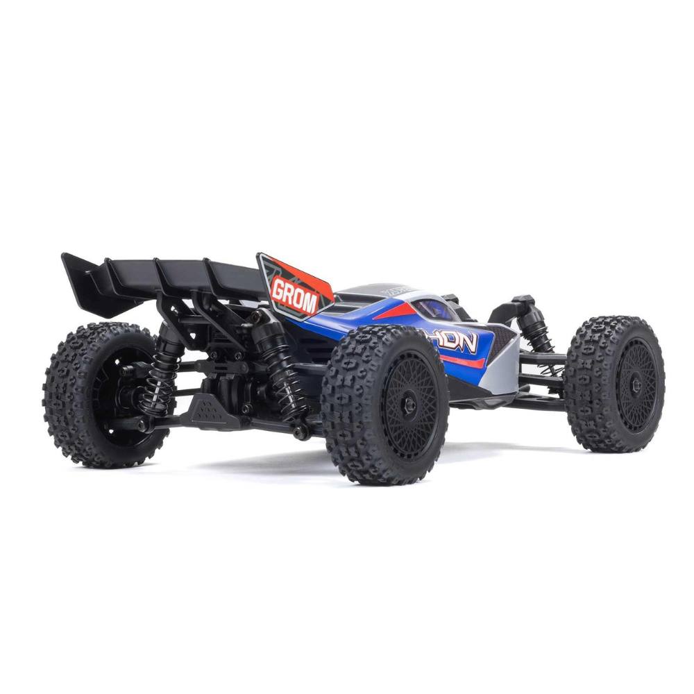 Arrma 1/18 Typhon Grom 4Wd Smart Rtr W/Lipo Batt/Usb Chg Blue/Silv C-ARA2106T1