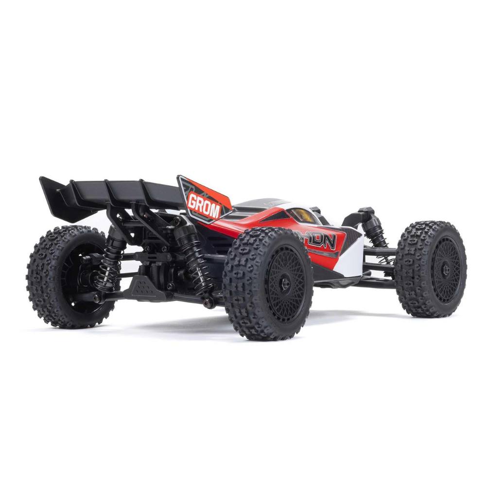 Arrma 1/18 Typhon GROM 4wd Smart RTR w/Lipo Batt/USB Chg Red/White C-ARA2106T2