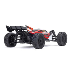 Arrma 1/18 Typhon GROM 4wd Smart RTR w/Lipo Batt/USB Chg Red/White C-ARA2106T2