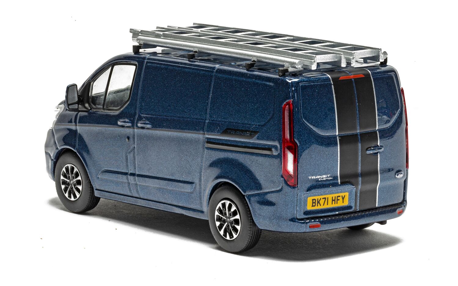 Corgi Ford Transit Custom Sport Van - Chrome Blue VA15104 1:43